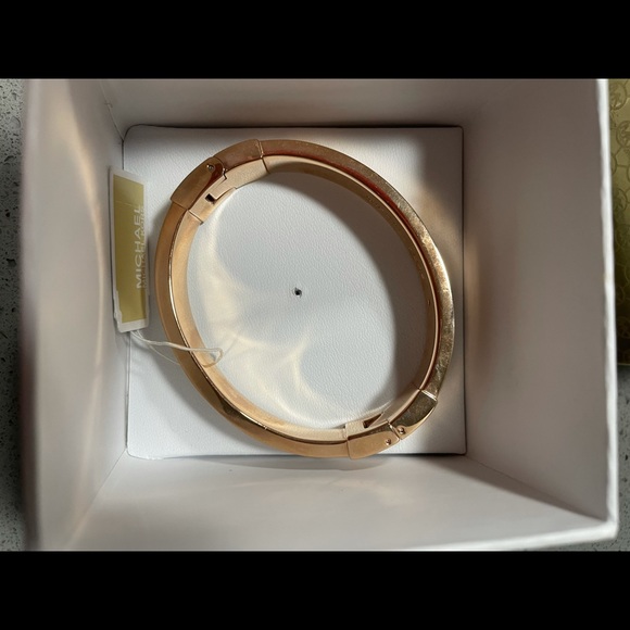 Michael Kors Gold Pave Hinge Bracelet - Picture 6 of 6